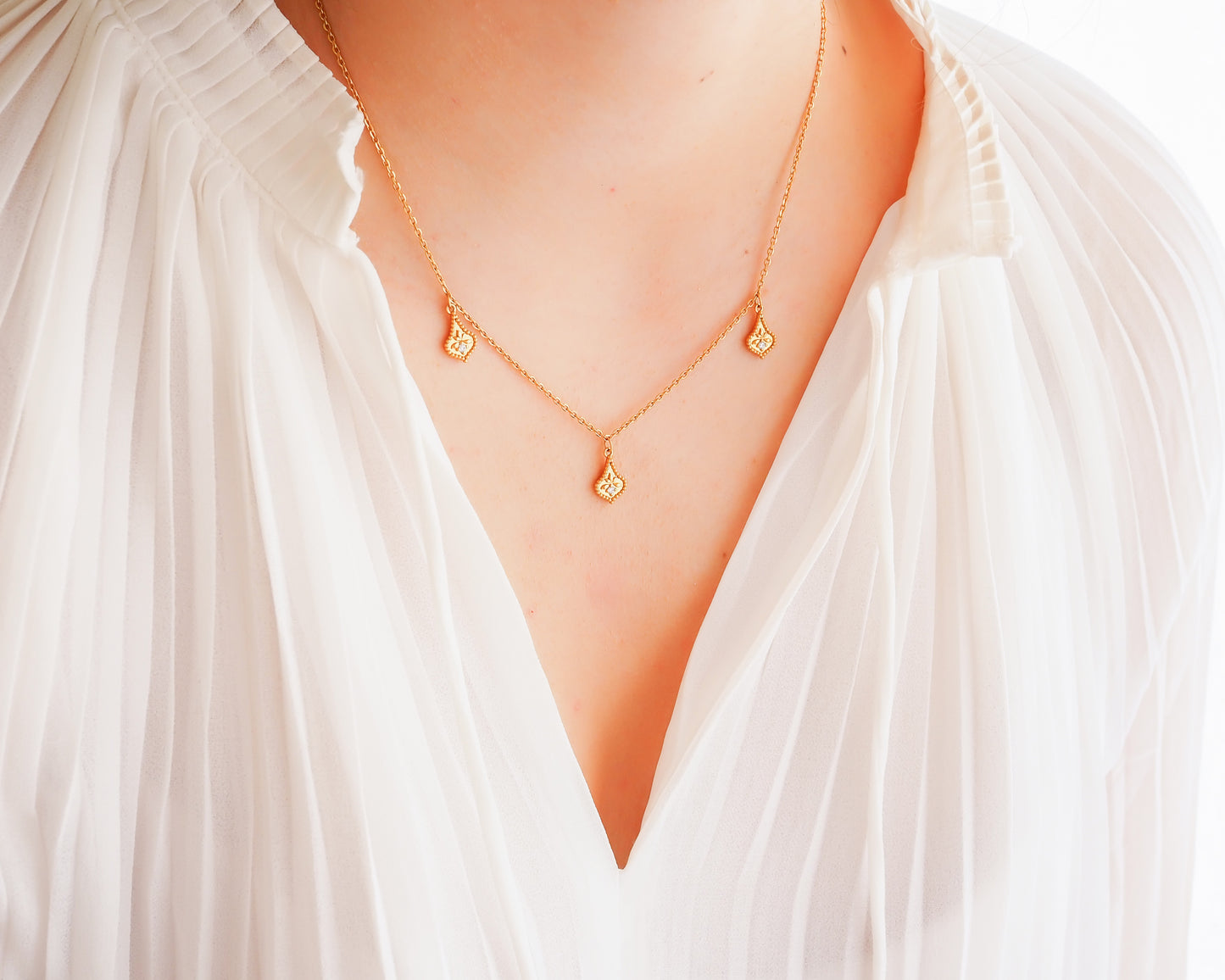 VENICE necklace 18K gold Vermeil