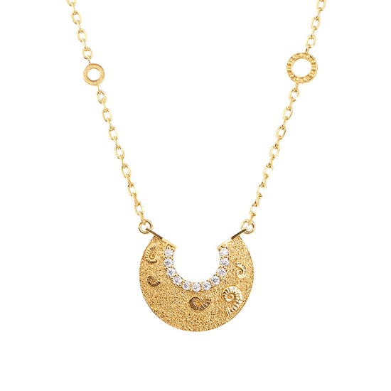 The Shell Collection -Necklace, gold and diamonds