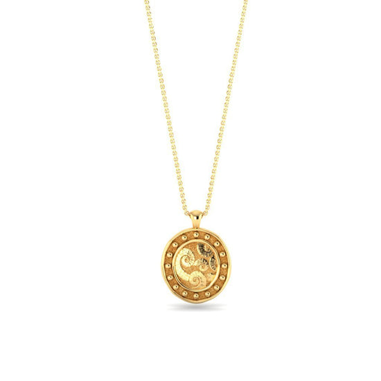 #The Shell Necklace﻿ solid gold# - Mirandum Jewellery