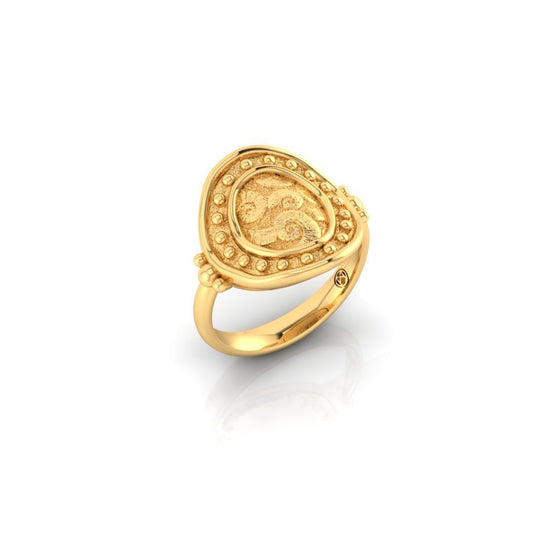 #The Shell ring solid gold# - Mirandum Jewellery