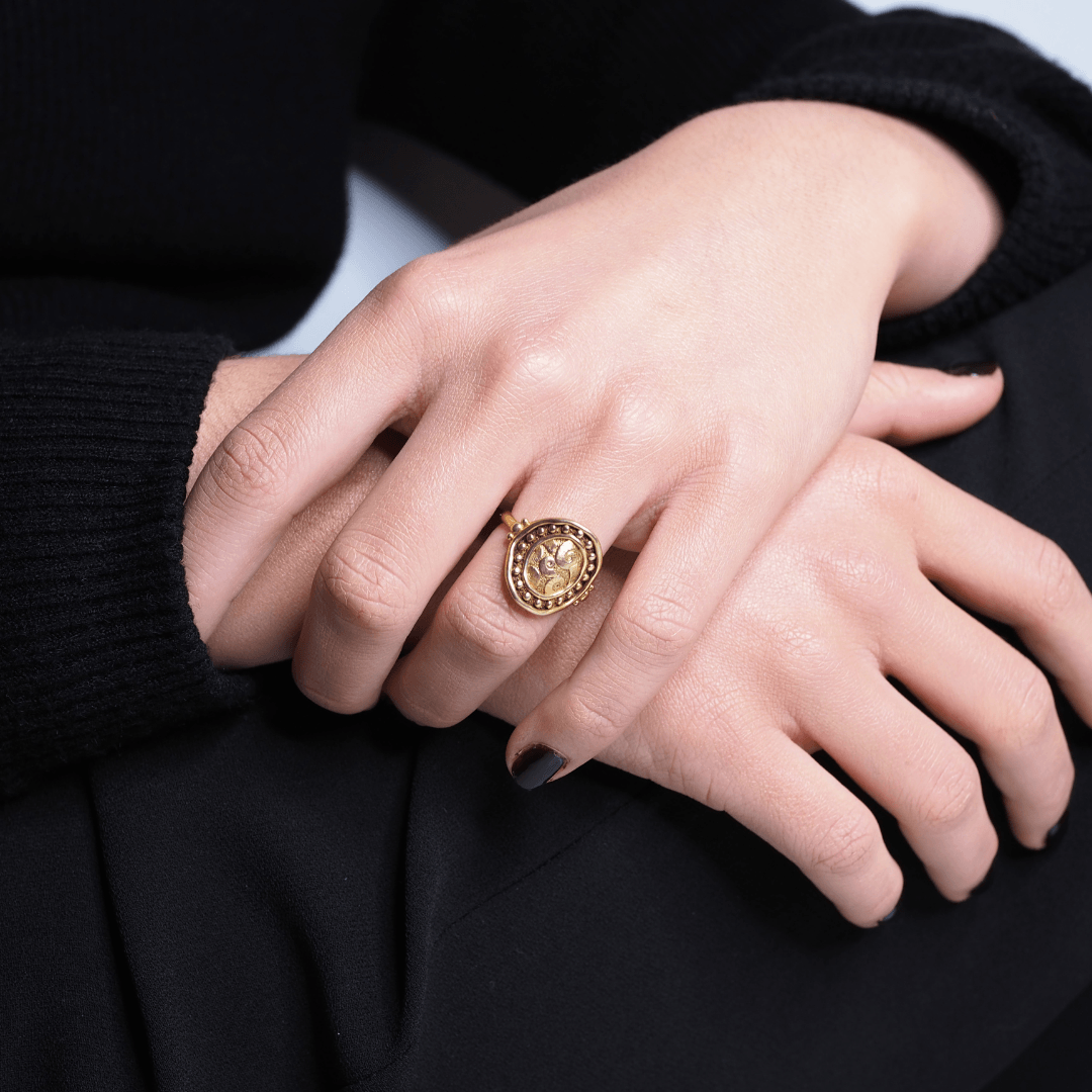 #The Shell ring solid gold# - Mirandum Jewellery