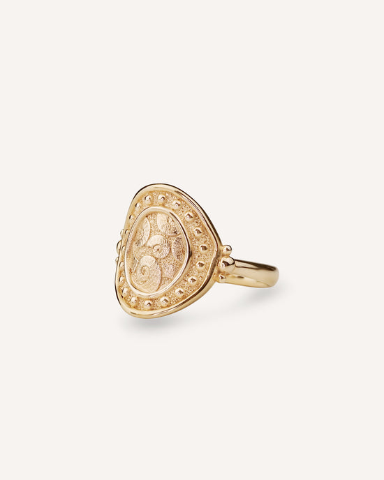 Shell Coin Ring