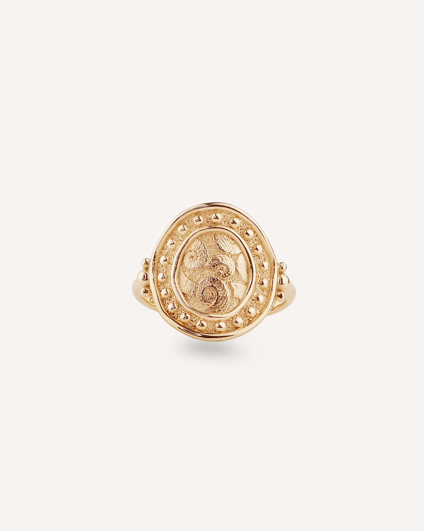 Shell Coin Ring