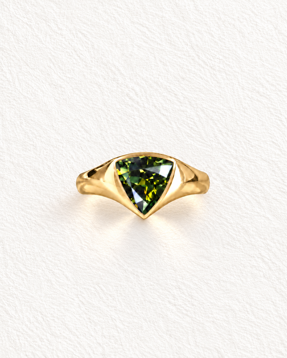 Australian Parti Sapphire — Trilliant Cut