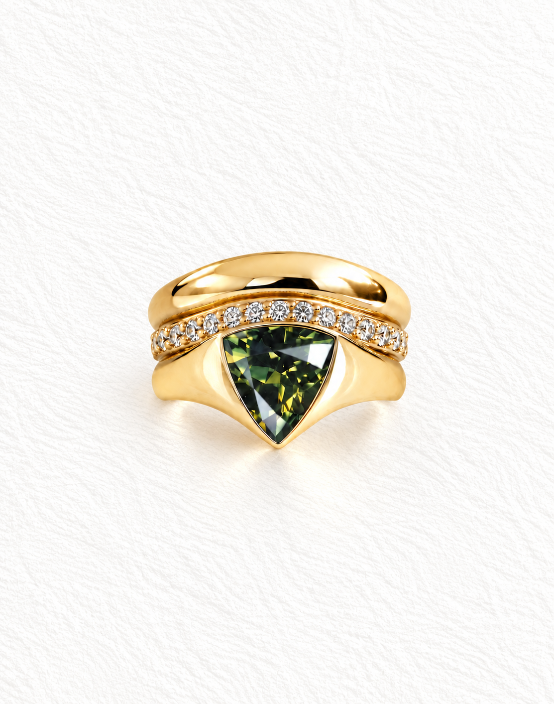 Australian Parti Sapphire — Trilliant Cut
