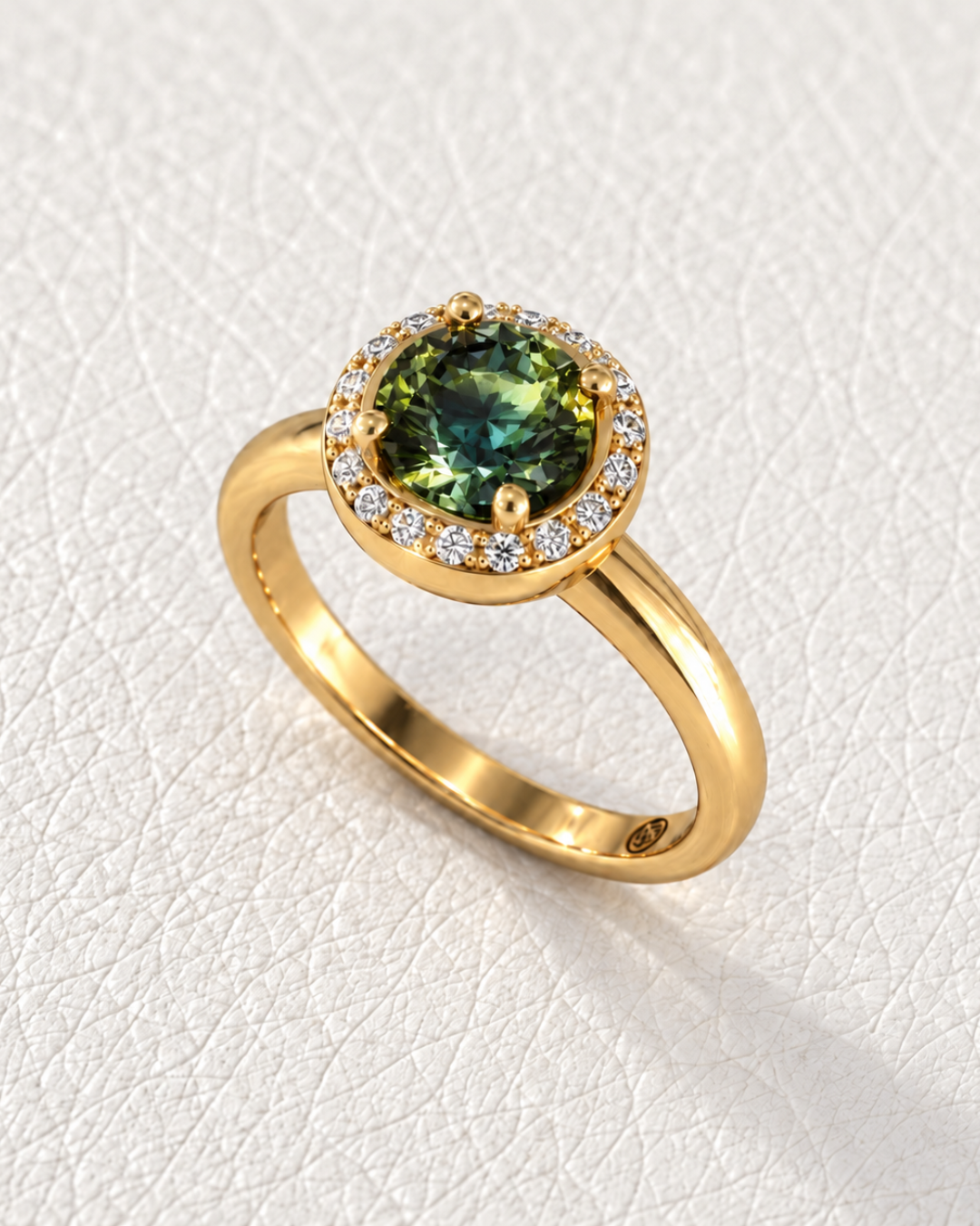 Australian Parti Sapphire — Round Cut