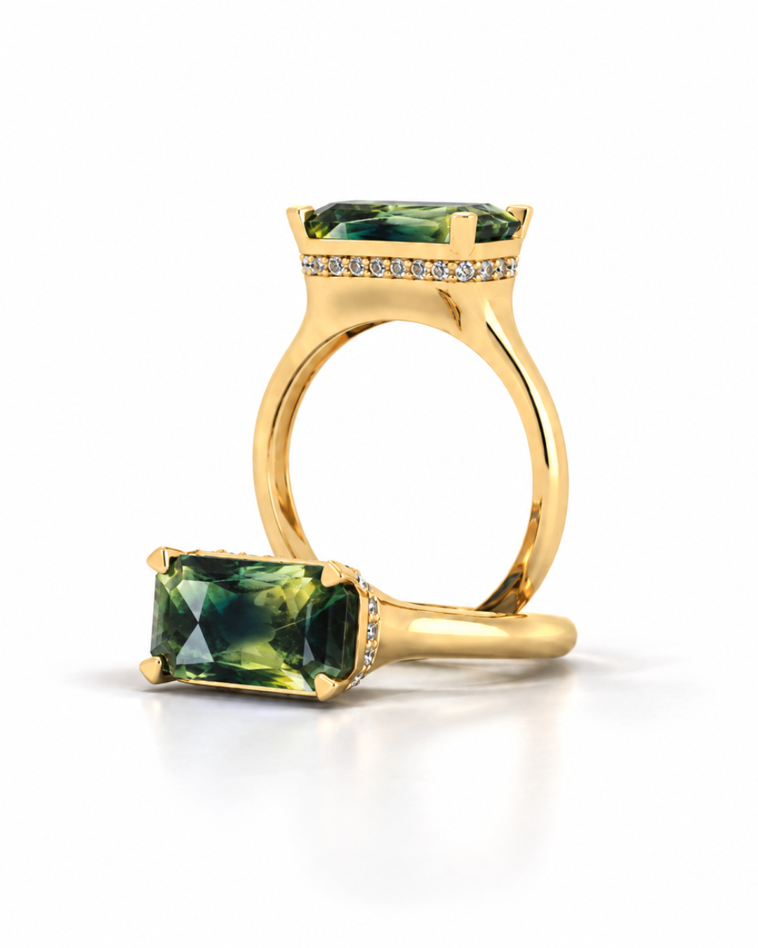 Australian Parti Sapphire — Radiant Cut