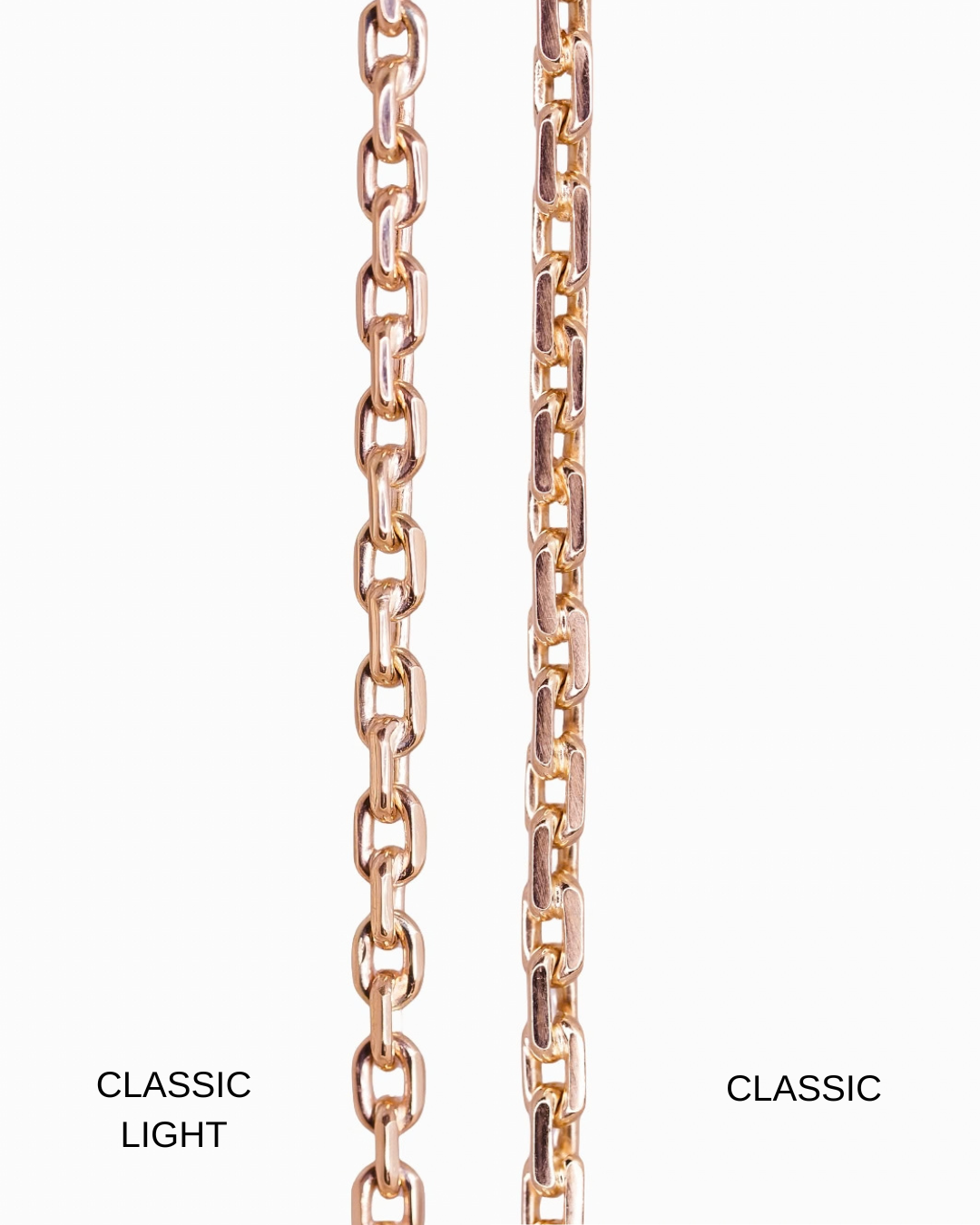 Hand made gold chain -CLASSIC LIGHT