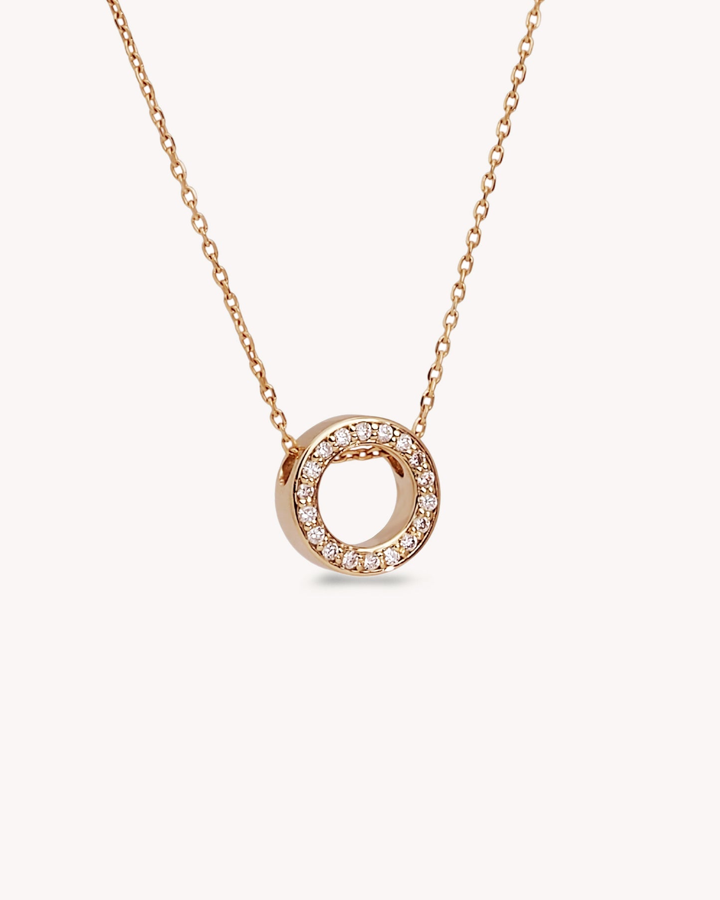Flare- Halo diamond necklace