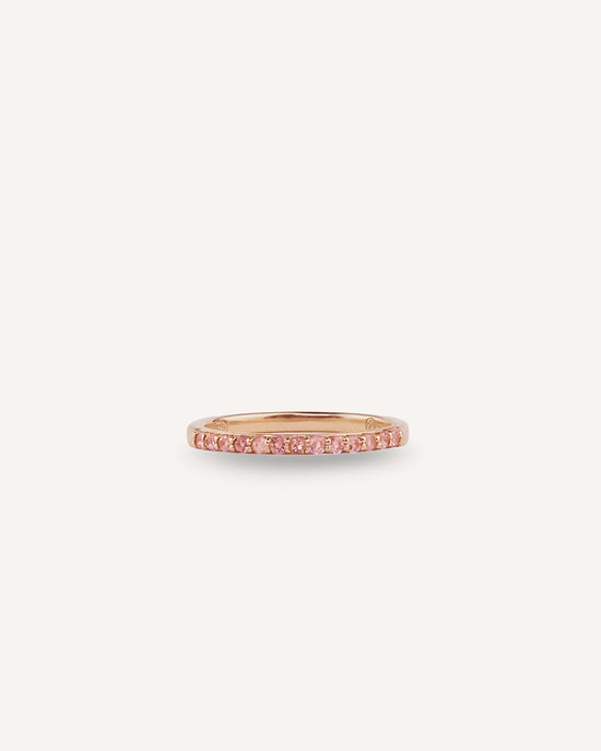 Flare -Stacker Baby Pink Tourmaline