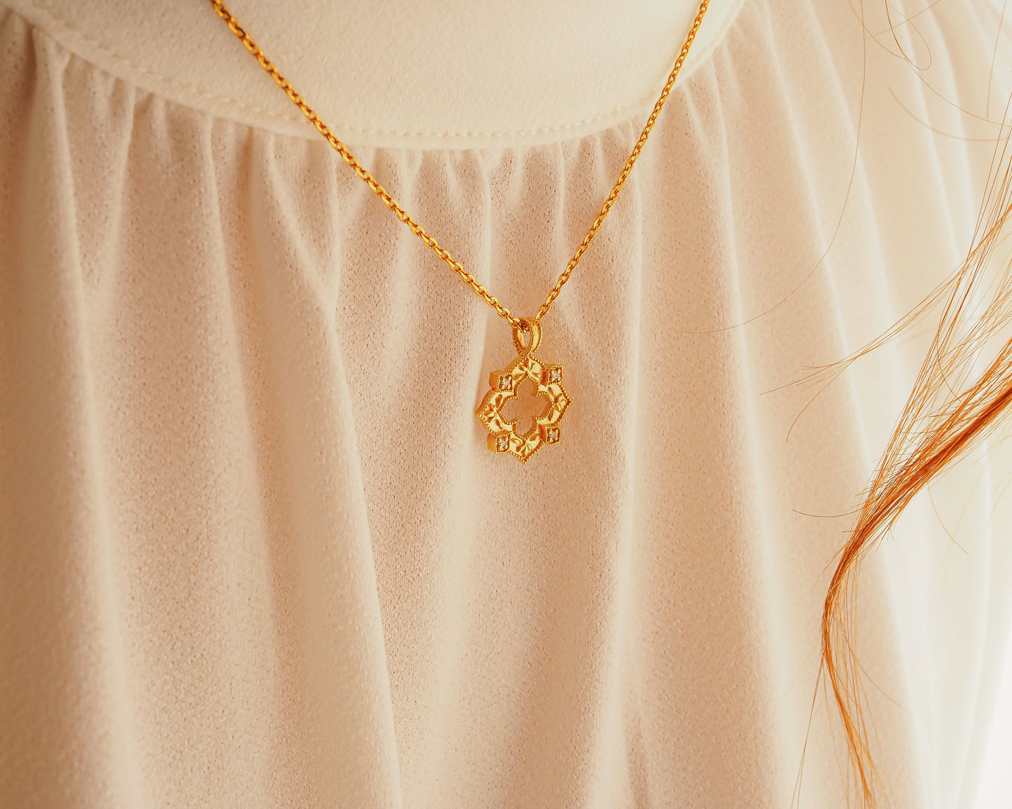 VENICE Pendant, Solid gold with diamonds