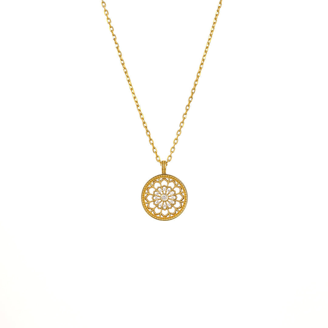 PARIS PENDANT, 18K gold Vermeil